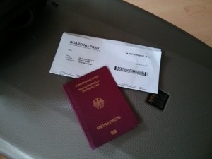 Passport and Ticket ready